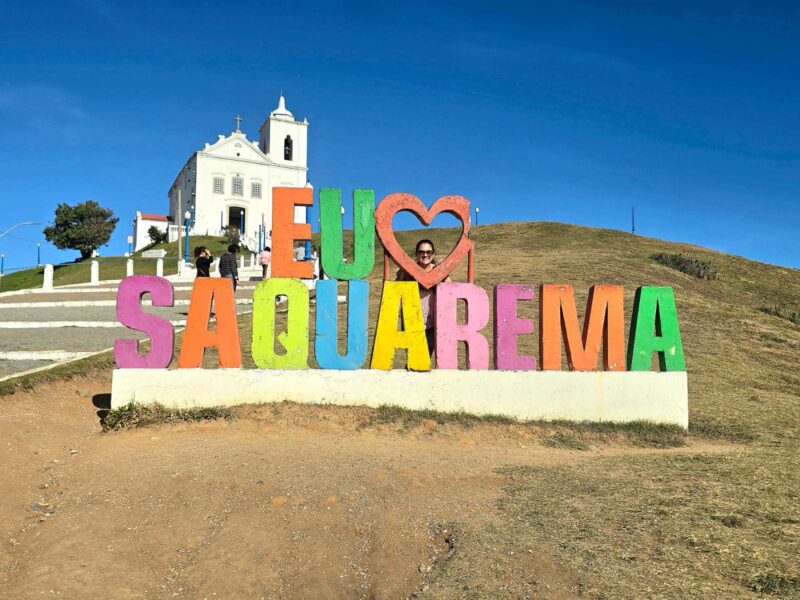 Letreiro Eu Amo Saquarema