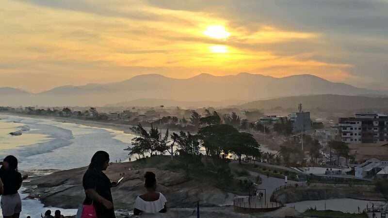 Pôr do sol em Saquarema, RJ