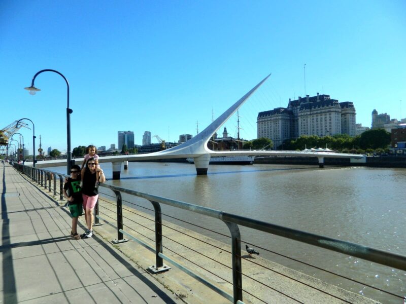 Puente de la Mujer, Puerto Madero, Argentina
